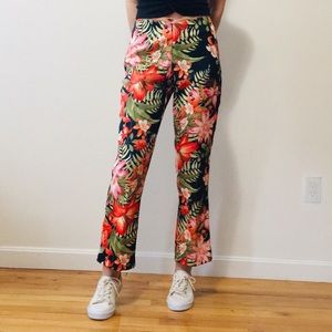 Cache Pants - Cache Tropical Floral Pants Cache Pants - Cache Tropical Floral Pants